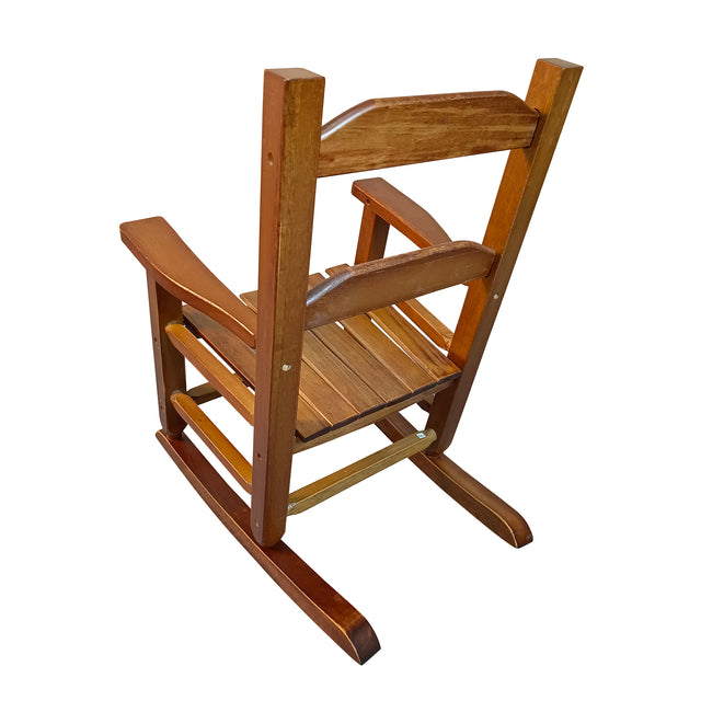 Children's rocking white chair- Indoor or Outdoor -Suitable for kids-Durable-populus wood-oak
