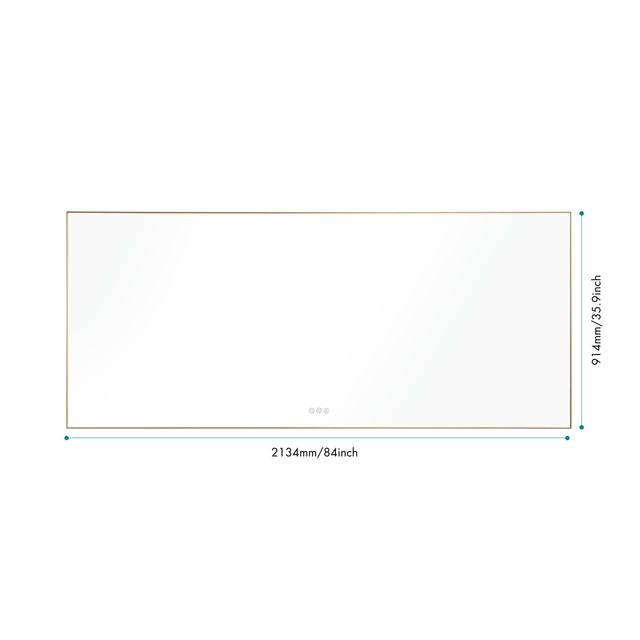 LTL needs to consult the warehouse addressSuper Bright Led Bathroom Mirror with Lights, Metal Frame Mirror Wall Mounted Lighted Vanity Mirrors for Wall, Anti Fog Dimmable Led Mirror for Makeup