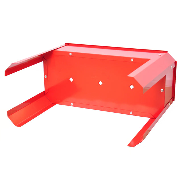 Elevated garden bed.metal elevated outdoor flowerpot box.suitable for backyard and terrace.large flowerpot.suitable for vegetable and flower Red x 2