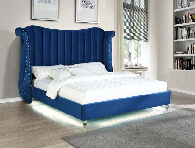 Tulip Queen Bed in Blue