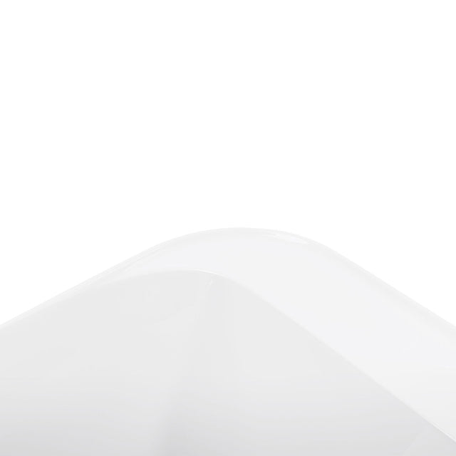 59" 100% Acrylic Freestanding Bathtub,Contemporary Soaking Tub,white Bathtub