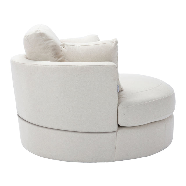 Modern Akili swivel accent chair barrel chair for hotel living room Modern leisure chair