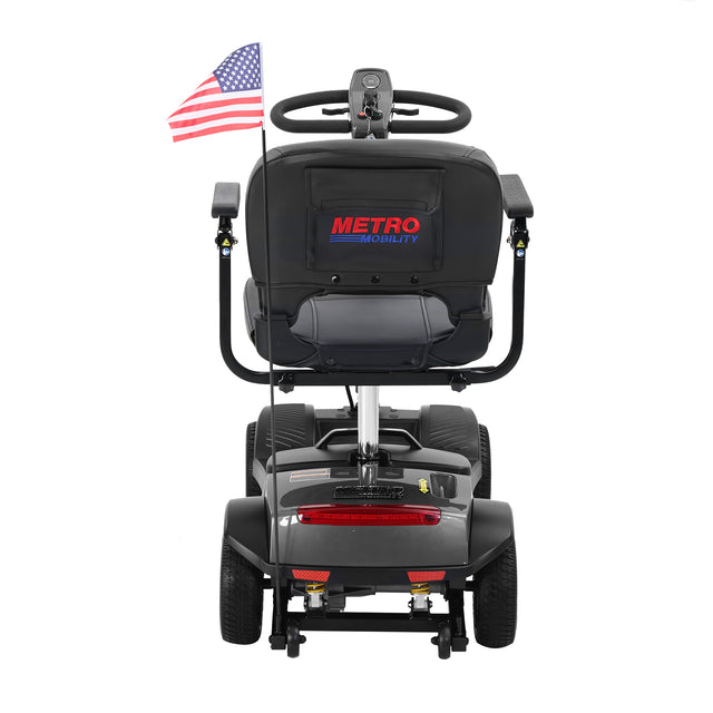 W42936058 MAX SPORT GREY 4 Wheels Outdoor Compact Mobility Scooter with 2pcs*12AH Lead acid Battery