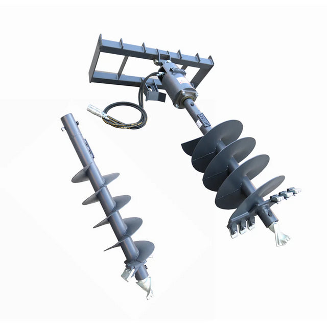12" and 18" Auger Bit with Drive for Skid Steer