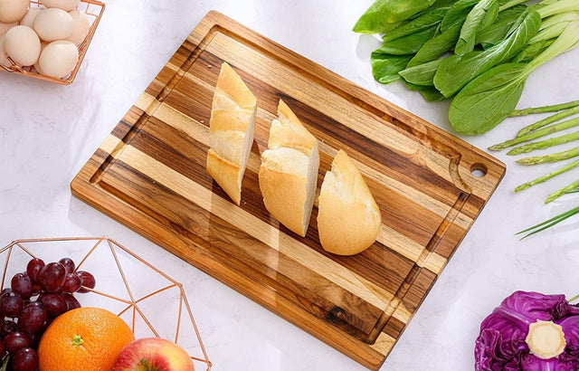 Small Teak Cutting Board 14 INCH, Pack of 12 Pieces