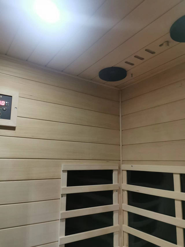 Mini Left Side Hemlock Sauna Room