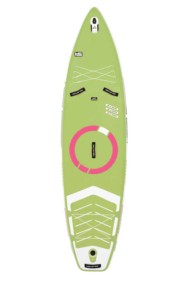 Inflatable Stand Up Paddle Board 11'x34"x6" With Premium SUP Accessories & Backpack, Wide Stance, Bottom Fin for Paddling, Paddle, Leash, Surf Control, Non-Slip Deck for Youth & Adult