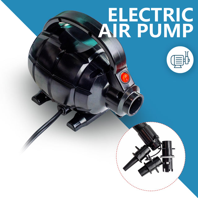 inQracer Gymnastics Mat Air Mats 10ft, Inflatable Tumbling Mat Tumble Track Air Floor with Electric Air Pump for Kids Home Use/Cheerleading/Gym/Outdoor/Yoga/Water Use, Blue