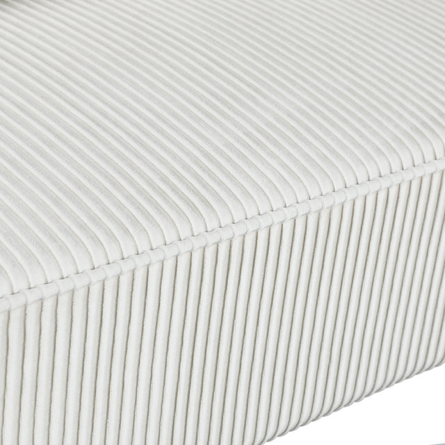 56" Width Modern Upholstered Pleated Velvet Loveseat Comfy 2 Seater Small Sofa Couch with Gold Metal Legs 2pcs Throw Pillows for Living Room,Small Spaces,Apartment, Bedroom,Office,Beige