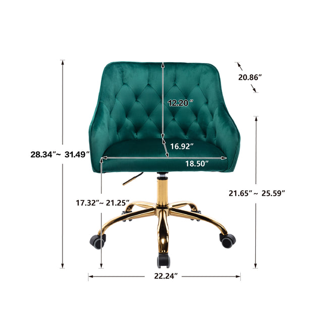 COOLMORE Swivel Shell Chair for Living Room/Bed Room, Modern Leisure office Chair