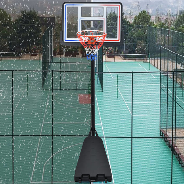 Portable Basketball Hoop Basketball System 8-10ft Height Adjustable for Youth Adults LED Basketball Hoop Lights, Colorful lights, Waterproof,Super Bright to Play at Night Outdoors,Good Gift for Kids