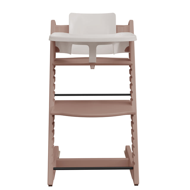 Adjustable solid wood beech baby dining chair detachable baby dinner plate baby multi-functional solid wood learning bench