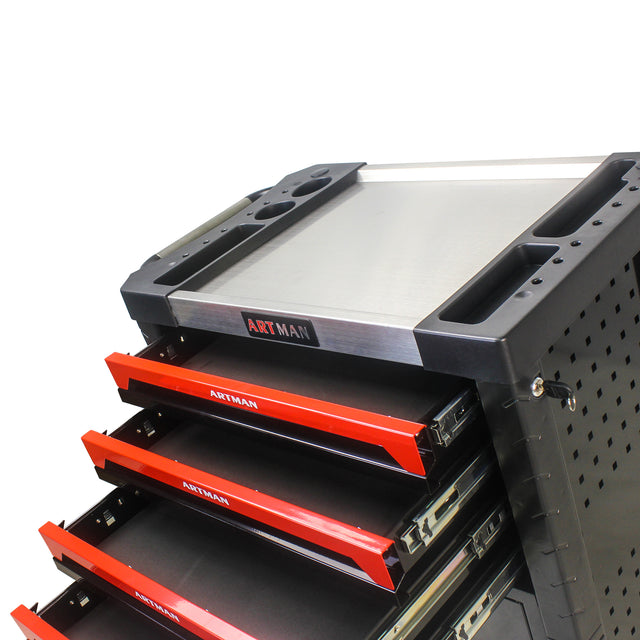 REMOVABLE 4 DRAWERS TOOL CART WITH LOCK