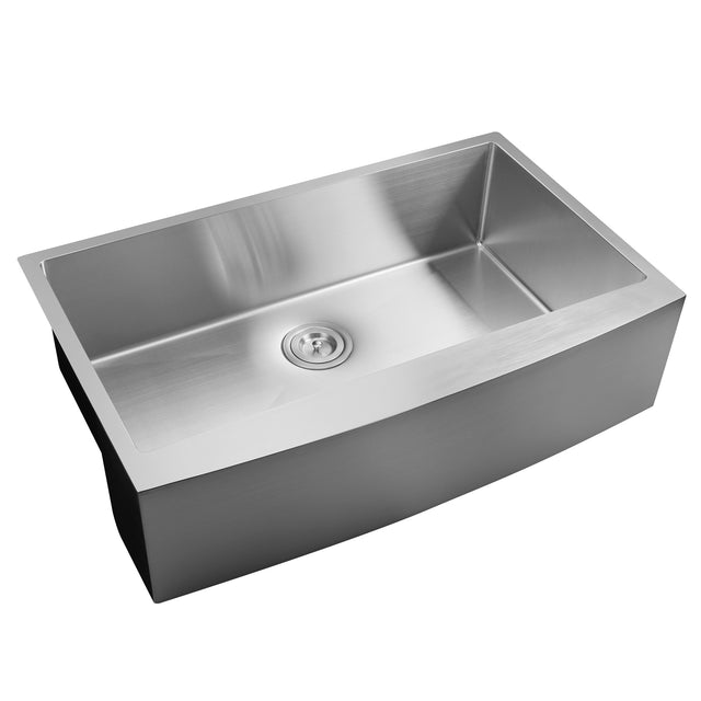33-inch Farmhouse Kitchen Sink,Single Bowl Stainless Steel 18 Gauge