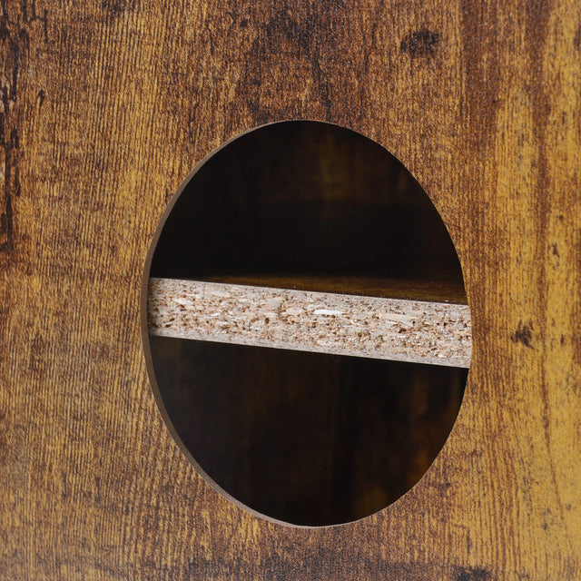 TV Stand,Barn door modern &farmhousewood entertainment center, Console for Media,removable door panel & living room with for tvs up to 60'',BARNWOOD/BLACK