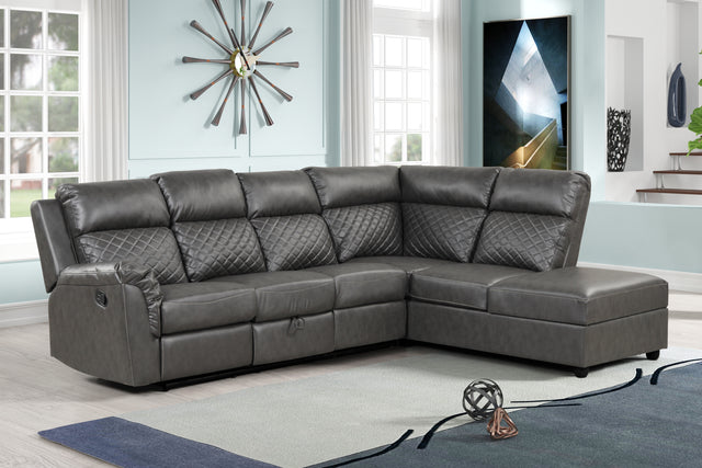 Charlotte Sectional Gray