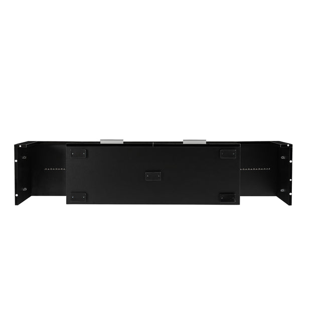 20 minutes quick assemble,Black morden TV Stand with LED Lights,high glossy front TV Cabinet,can be assembled in Lounge Room, Living Room or Bedroom,color:black