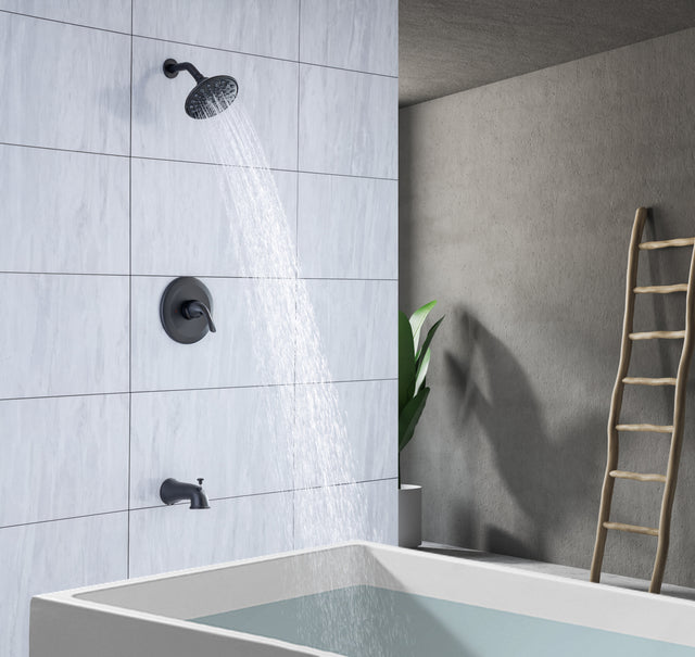 6 In. Detachable Handheld Shower Head Shower Faucet Shower System