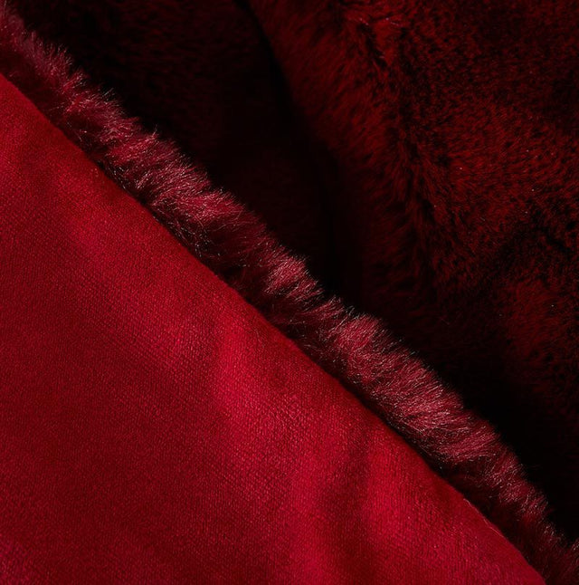 Cassilda Luxury Chinchilla Faux Fur Throw Blanket (50" x 60")