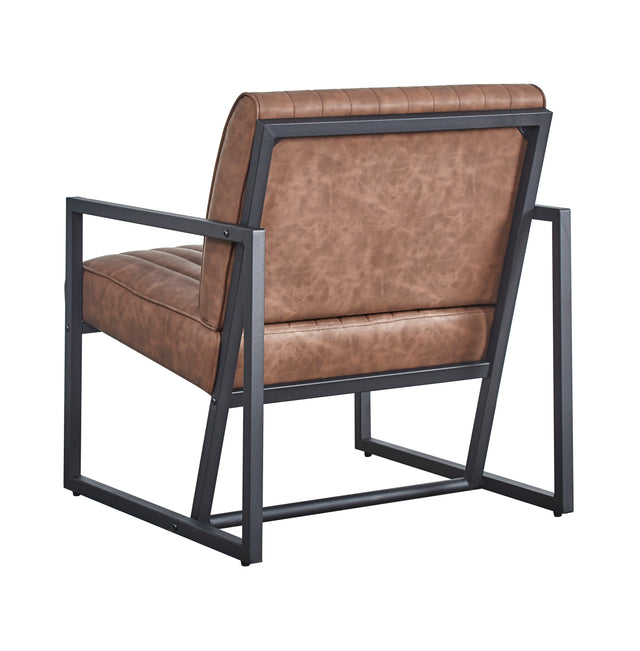 Modern design high quality PU(BROWN)+ steel armchair,for Kitchen, Dining, Bedroom, Living Room