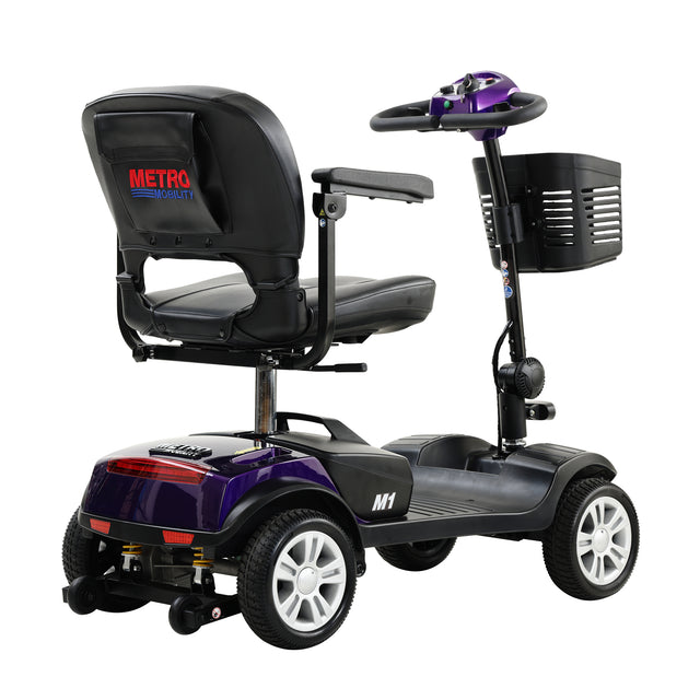 W42933830 Compact Travel Mobility Scooter M1 DARK PURPLE
