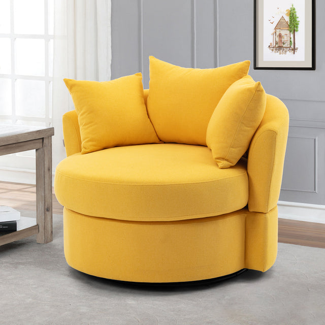 Modern Akili swivel accent chair barrel chair for hotel living room / Modern leisure chair