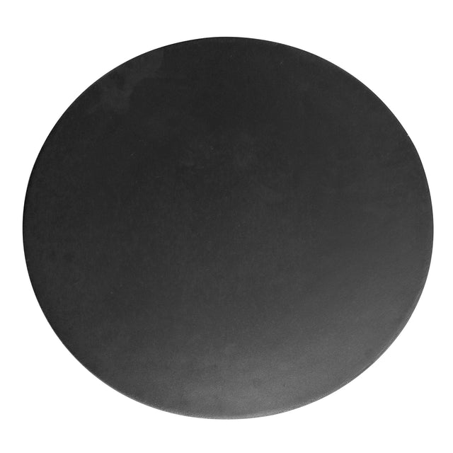 Outdoor Aluminum Round Side Table, Black