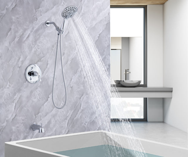 6 In. Detachable Handheld Shower Head Shower Faucet Shower System