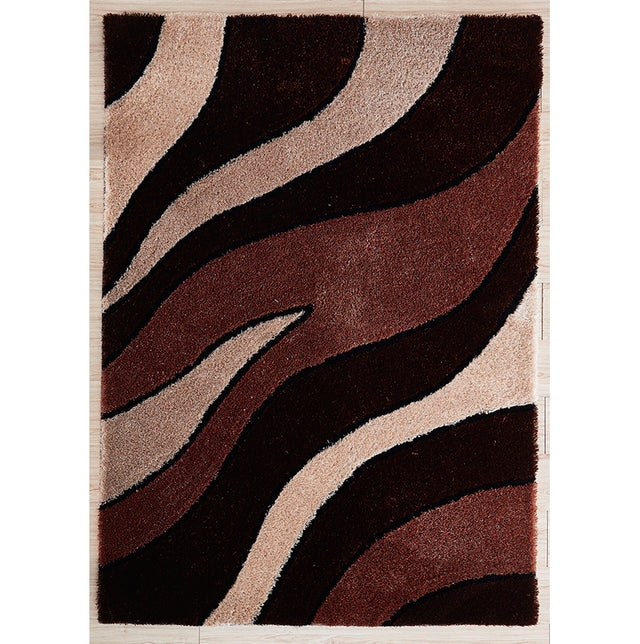 "Aria Collection" Soft Pile Hand Tufted Shag Area Rug