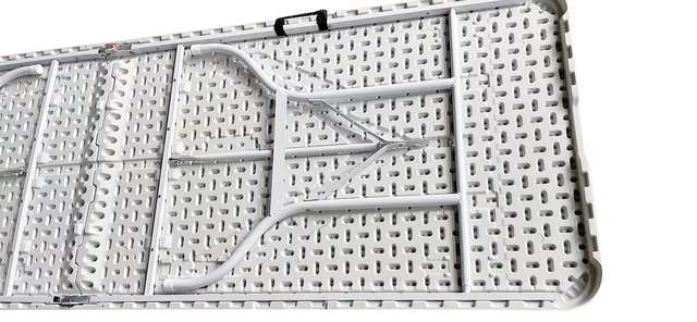 Multi-purpose outdoor folding 8ft casual picnic table game party table