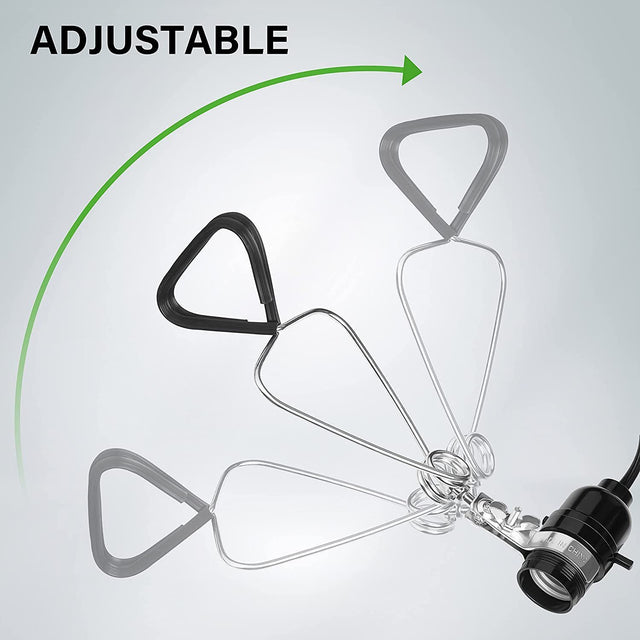 Simple Deluxe HIWKLTCLAMPLIGHTSX12 12-Pack Clamp Lamp Light with 5.5 Inch Aluminum Reflector up to 60 Watt E26/E27 (no Bulb Included) 6 Feet 18/2 SPT-2 Cord, Silver