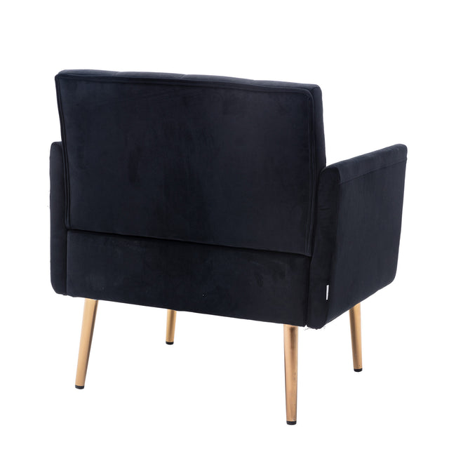 COOLMORE Accent Chair ,leisure single sofa with Rose Golden feet