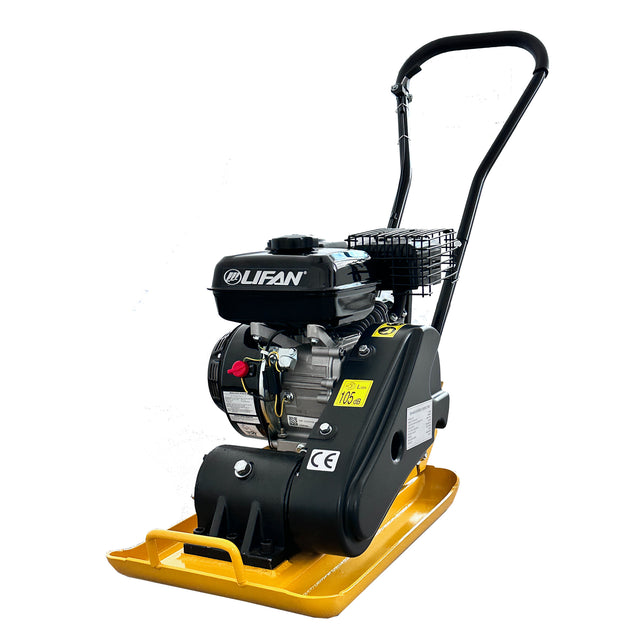 Plate Compactor Rammer, 6.5HP 196cc Gas Engine 5488 VPM 2500 LBS Compaction Force, 21 x 14 inch Plate, Ground Compactors for Paving Landscaping Sidewalk Patio, EPA Compliant
