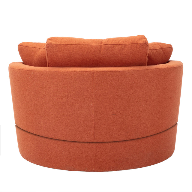 Modern Akili swivel accent chair barrel chair for hotel living room / Modern leisure chair