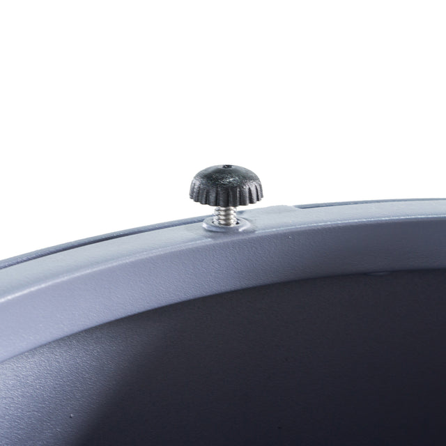 Outdoor Aluminum Round Side Table, Grey