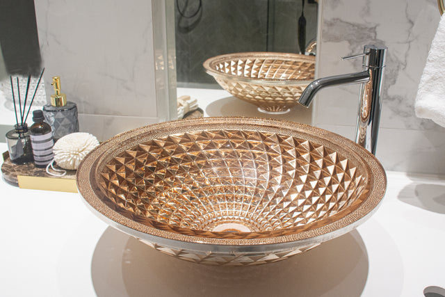 Circular Vessel Bathroom Sink