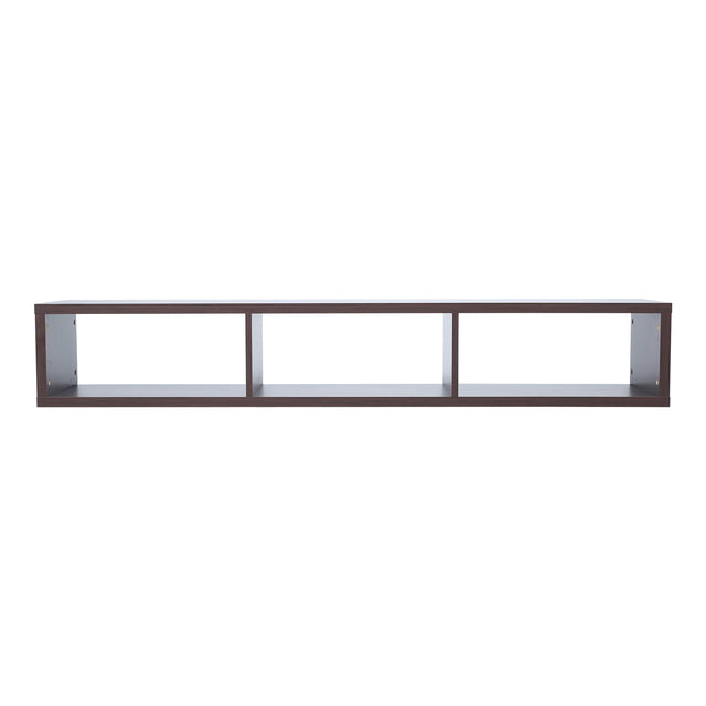 Shallow Floating TV Console, 60", Walnut