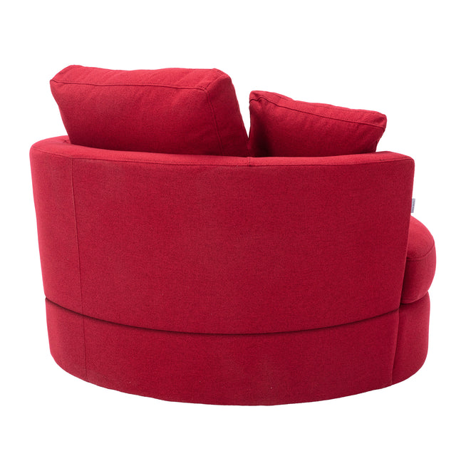 Modern Akili swivel accent chair barrel chair for hotel living room / Modern leisure chair