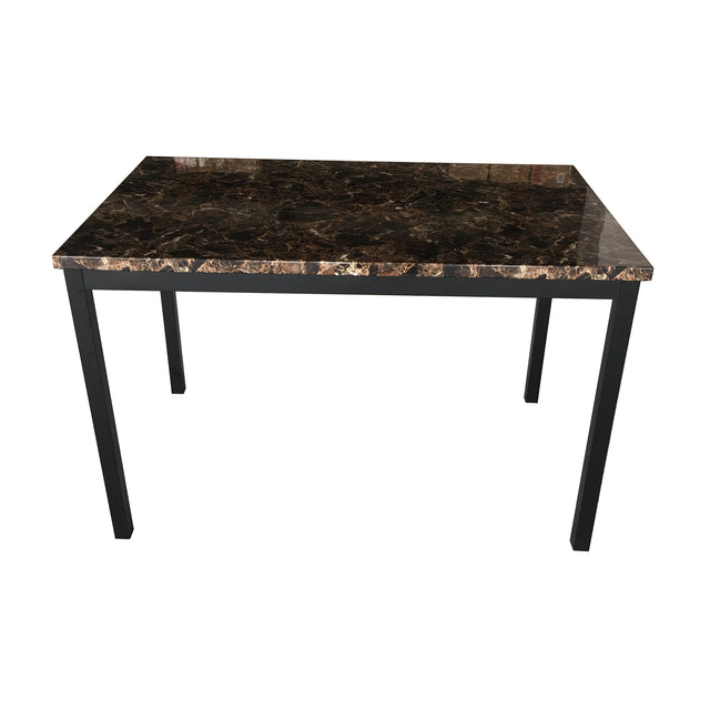 Faux Marble Top metal frame dinette table