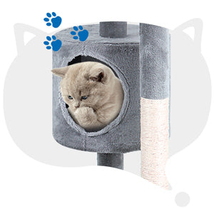 Cat Tree with Platform and Scratching Posts , Cat Tower for Indoor Cats
