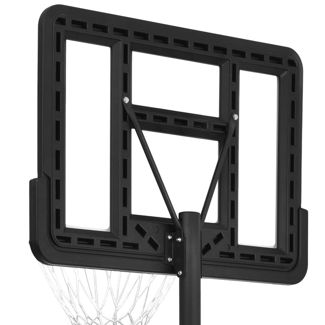 Portable Basketball Hoop Basketball System 4.76-10ft Height Adjustable for Youth Adults LED Basketball Hoop Lights, Colorful lights, Waterproof,Super Bright to Play at Night Outdoors,Good Gift for Kid