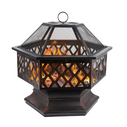 IRON FIRE PIT OUTDOOR