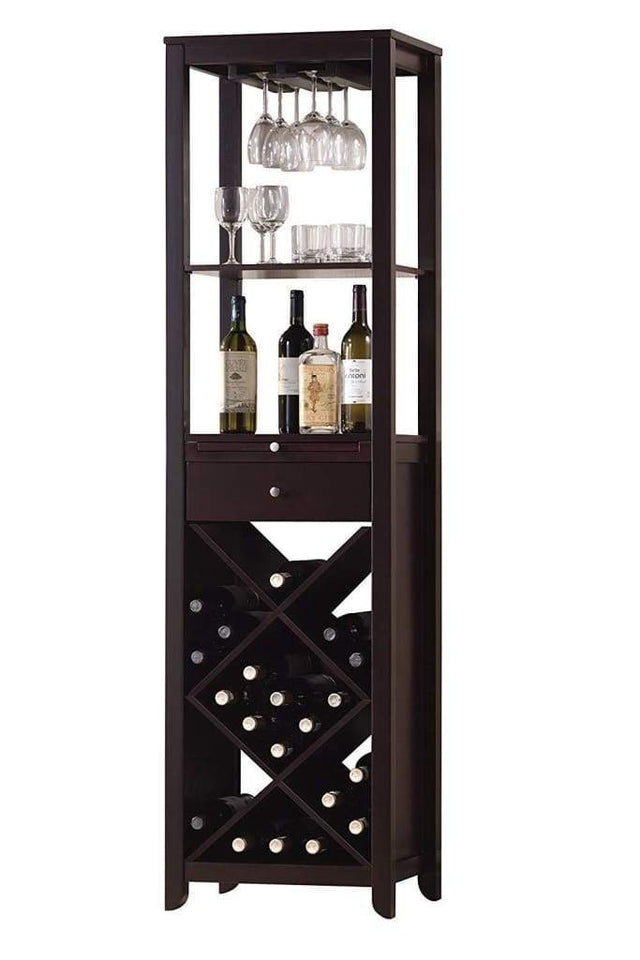 ACME Casey Wine Cabinet in Wenge 12244