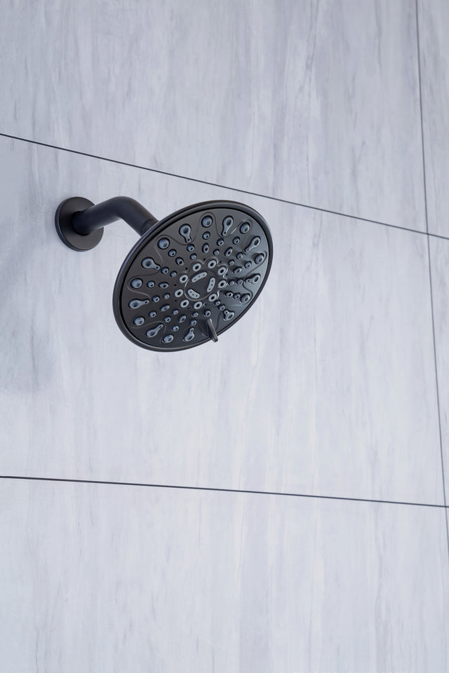 6 In. 6-Spray Balancing Shower Head Shower Faucet