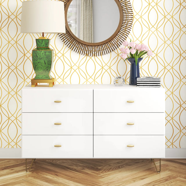 Modrest Bandene Modern White Dresser
