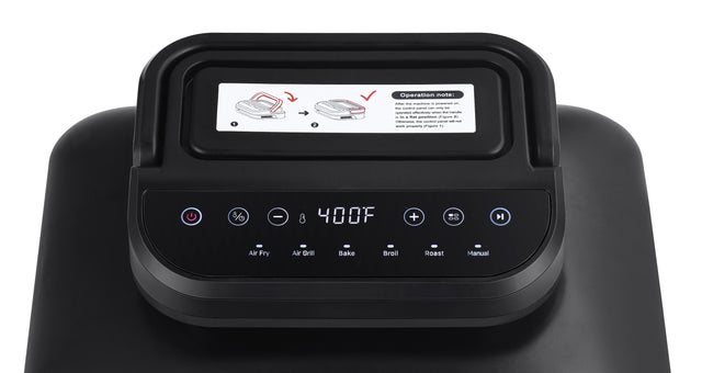 Geek Chef 7 In 1 Smokeless Electric Indoor Grill with Air Fry, Roast, Bake, Portable 2 in 1 Indoor Tabletop Grill & Griddle with Preset Function, Removable Non-Stick Plate, Air Fryer Basket, 6-Serving