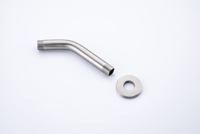 Shower System with Handheld Showerhead & Rain Shower Combo Set. High Pressure 35-Function Dual 2 in 1 Shower Faucet, patented 3-way Water Diverter in All-Brushed Nickel (Valve Include)