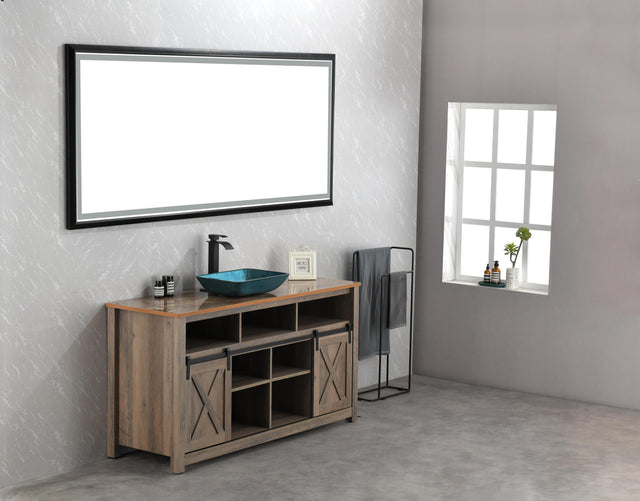 LTL needs to consult the warehouse address88 in. W x 38 in. H Oversized Rectangular Black Framed LED Mirror Anti-Fog Dimmable Wall Mount Bathroom Vanity Mirror Wall Mirror