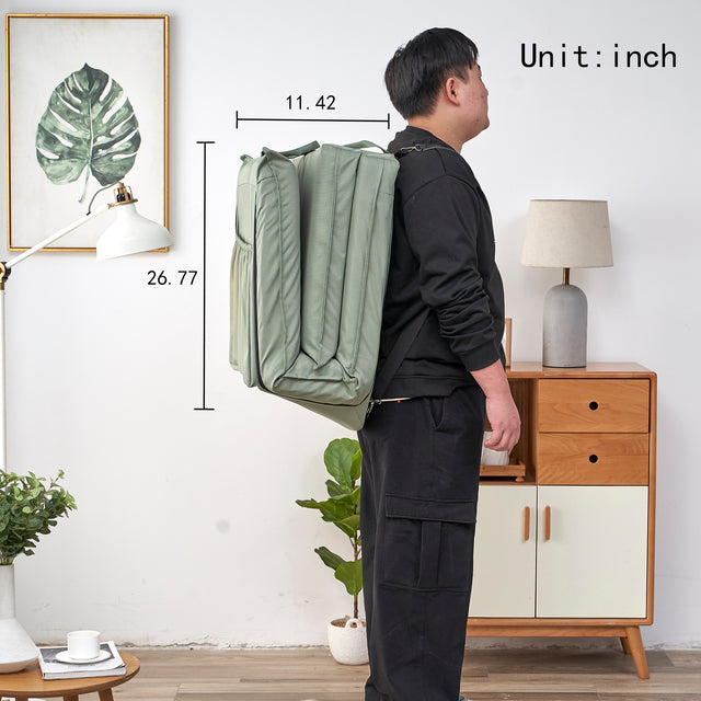 Foldable Portable Chair for Outdoor Travel, Picnic, BBQ,Camping Folding Adults with Carry Bag,Portable Chair for Outdoor Travel, Fourteen-Position Adjustable Recliner