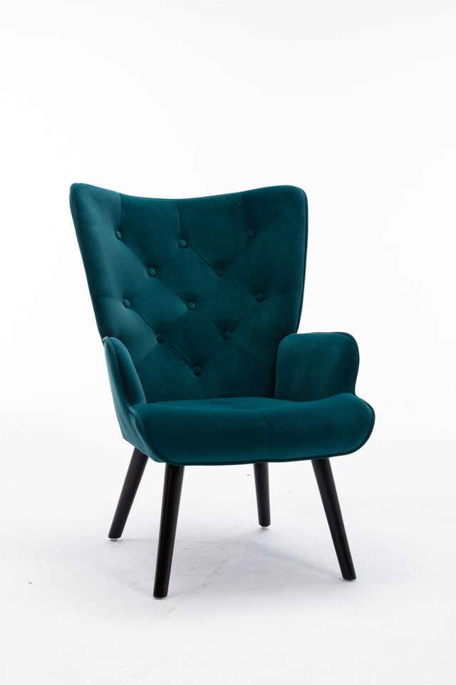 COOLMORE Accent chair Living Room/Bed Room, Modern Leisure Chair Teal